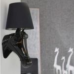 Lampa ścienna Kinkiet Horse czarny 3